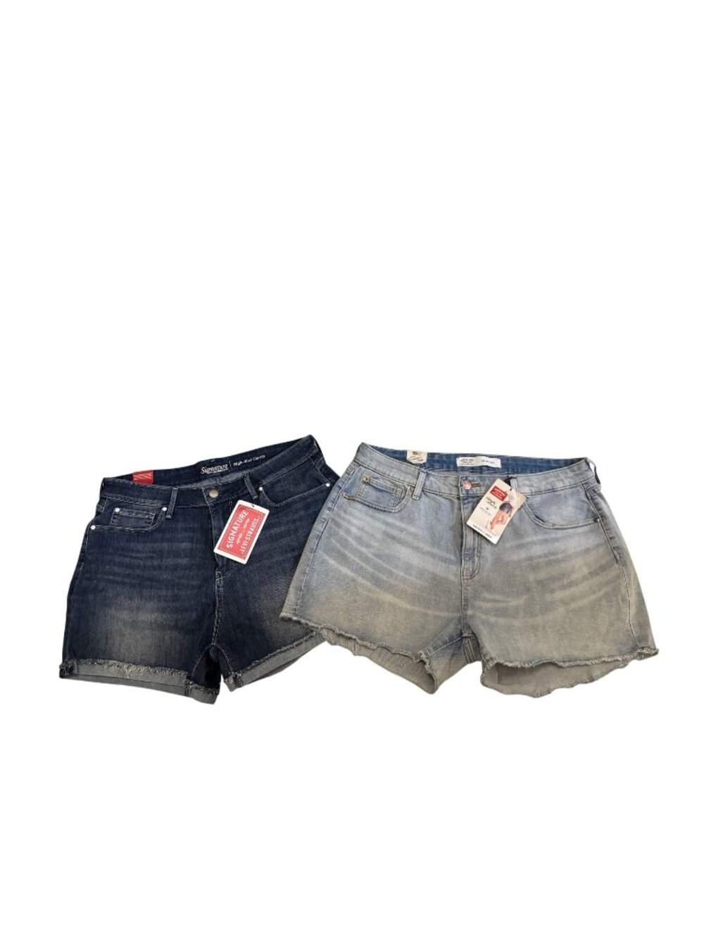 NWT Levi's set of 2 jean shorts size 33 or 16